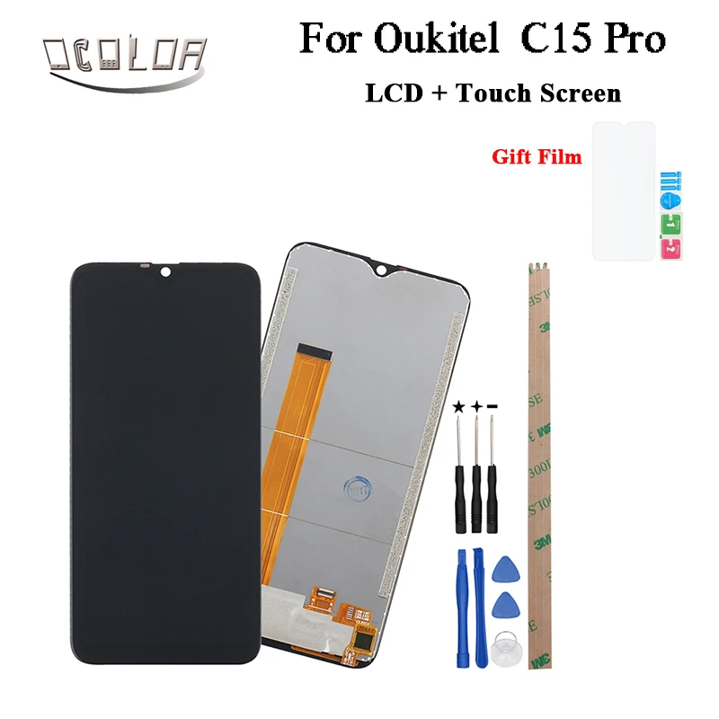 Ocolor для Oukitel C15 Pro ЖК дисплей и кодирующий преобразователь сенсорного экрана в