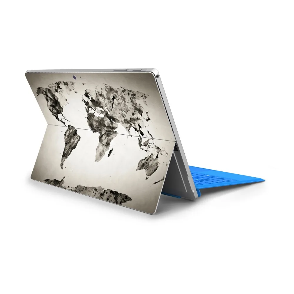 Виниловая наклейка Geographic карта блокнот наклейка s для microsoft Surface Pro 6 полное заднее покрытие наклейка для ноутбука для Surface Pro 4 5