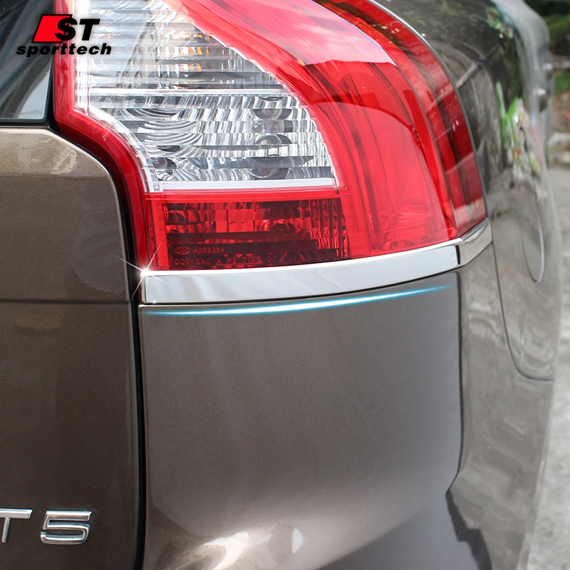 

Car Styling Rear Lamp Sticker For Volvo XC60 Stainless Steel Tail Light Cover Sticker Chromium Styling For 2009-2019 Accessories