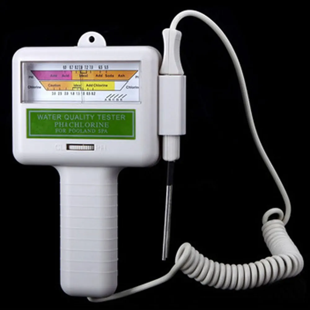 Swimming Pool Water Chlorine Content Tester Quality Monitor Portable PH Tester Waterproof