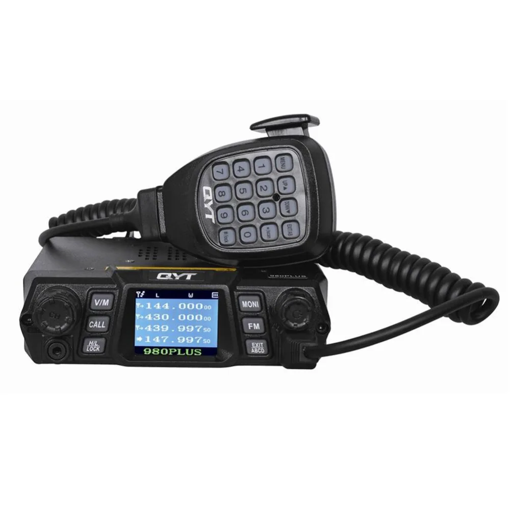 Plus Alta Poderosa 75 w Vhf - 55 Uhf Banda Dupla Quad Standby Kt-980plus Função Dtmf Móvel Walkie Talkie Qyt Kt-980 5 Qyt KT-980 plus alta poderosa 75 w