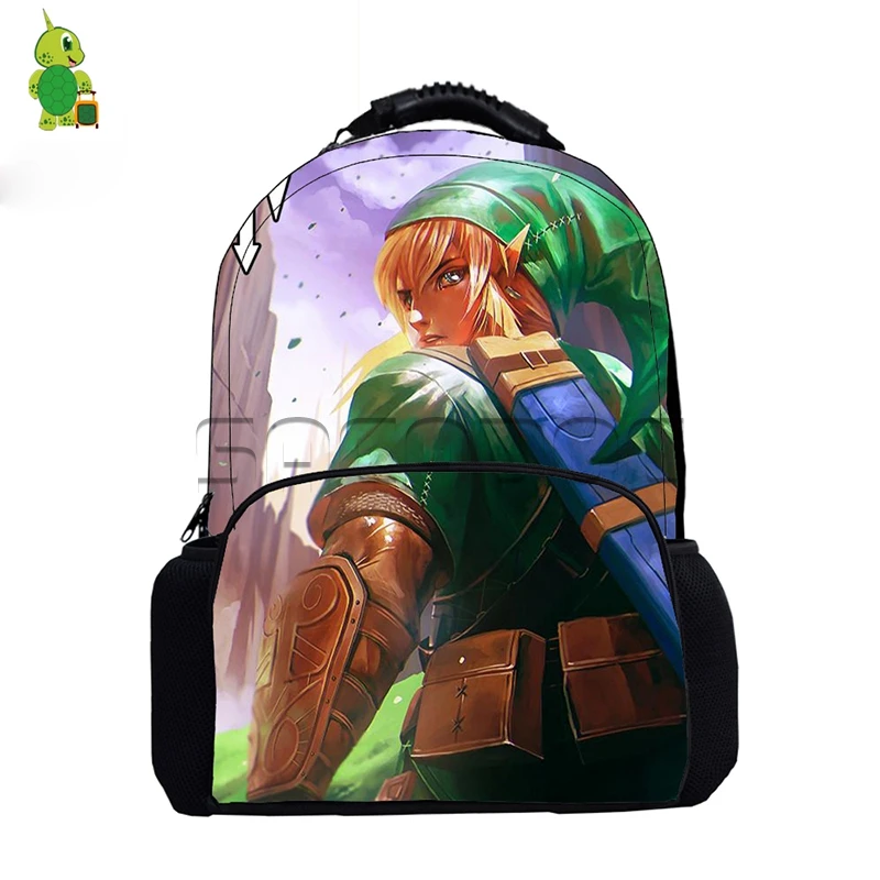 Buy The Legend of Zelda Backpack Boys Girls Book Bags Link Printing Women Men