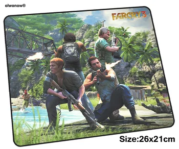 

far cry mousepad 26x21cm gaming mouse pad big gamer mat Popular game computer desk padmouse keyboard Mass pattern play mats