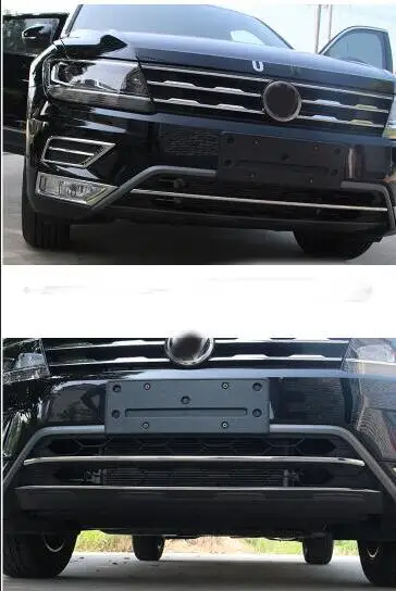 

2018-19 for Volkswagen Tiguan L Front Bar Decorative Bar Bumper Special Accessories Under the Mesh Decorative Bar