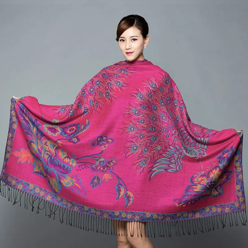 Aliexpress.com : Buy New Winter Shawls Shawl Women Fringe Long Wrap ...