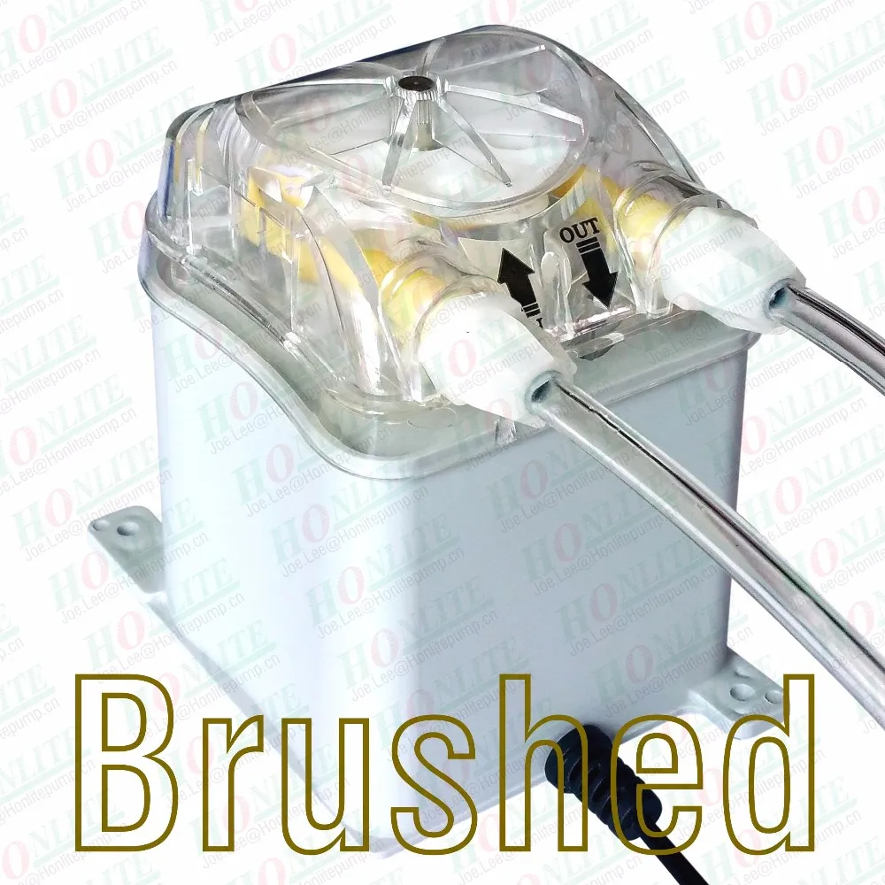 

35ml/min, 4 rollers, 24Vdc Peristaltic Pump with Enclosure, Exchangeable Pump Head and FDA approved PharMed BPT Peristaltic Tube