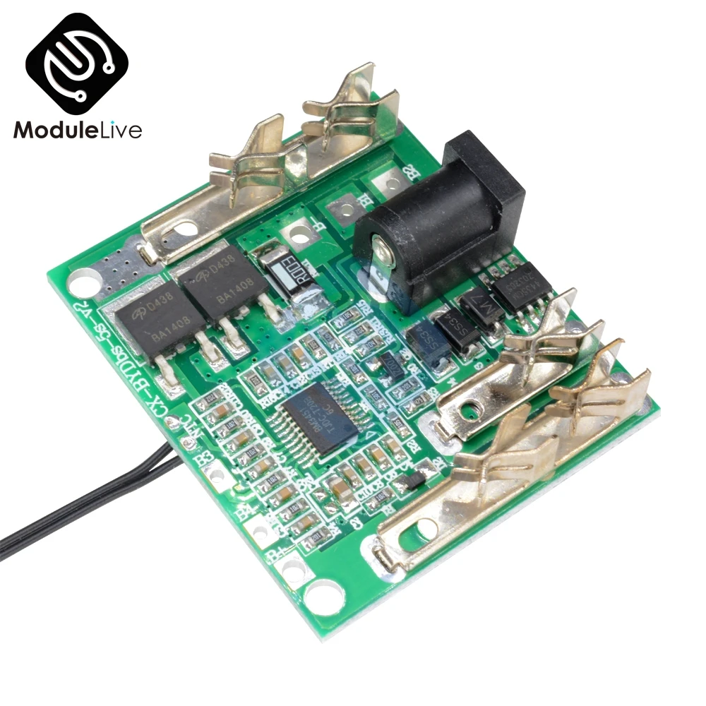 Защитная плата для зарядки аккумулятора Φ BMS 18/21V 20A защитная печатная литий