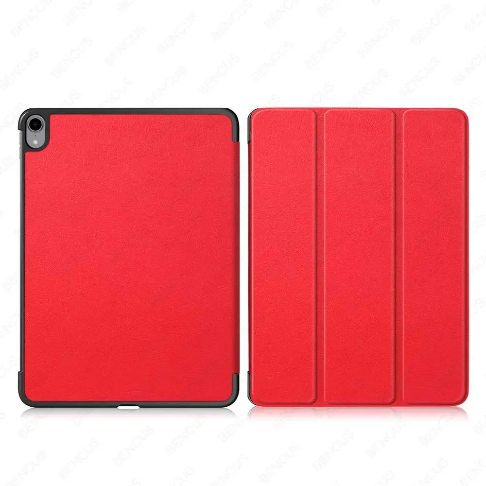 Чехол для iPad Pro 11 кожаный чехол на ipad pro 11 чехол - Цвет: pro-11-KST-Red