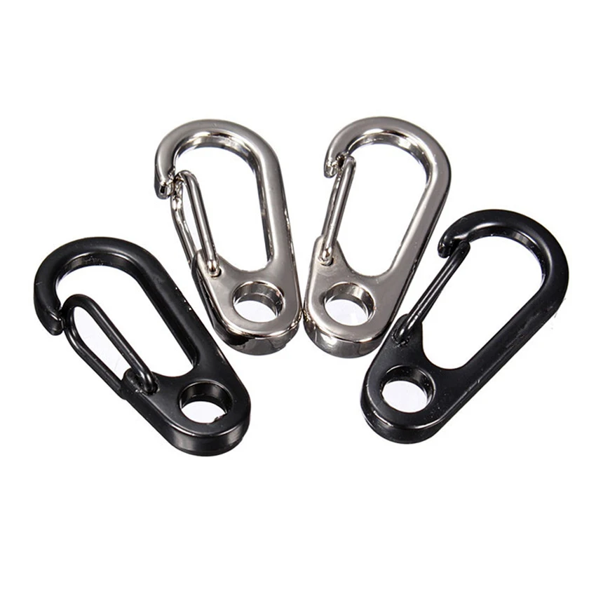 

5 PCS Mini spring hanging buckle quick release Climbing Hook Carabiner quickdraw Keychain Keyring for Outdoor Hiking Climbing