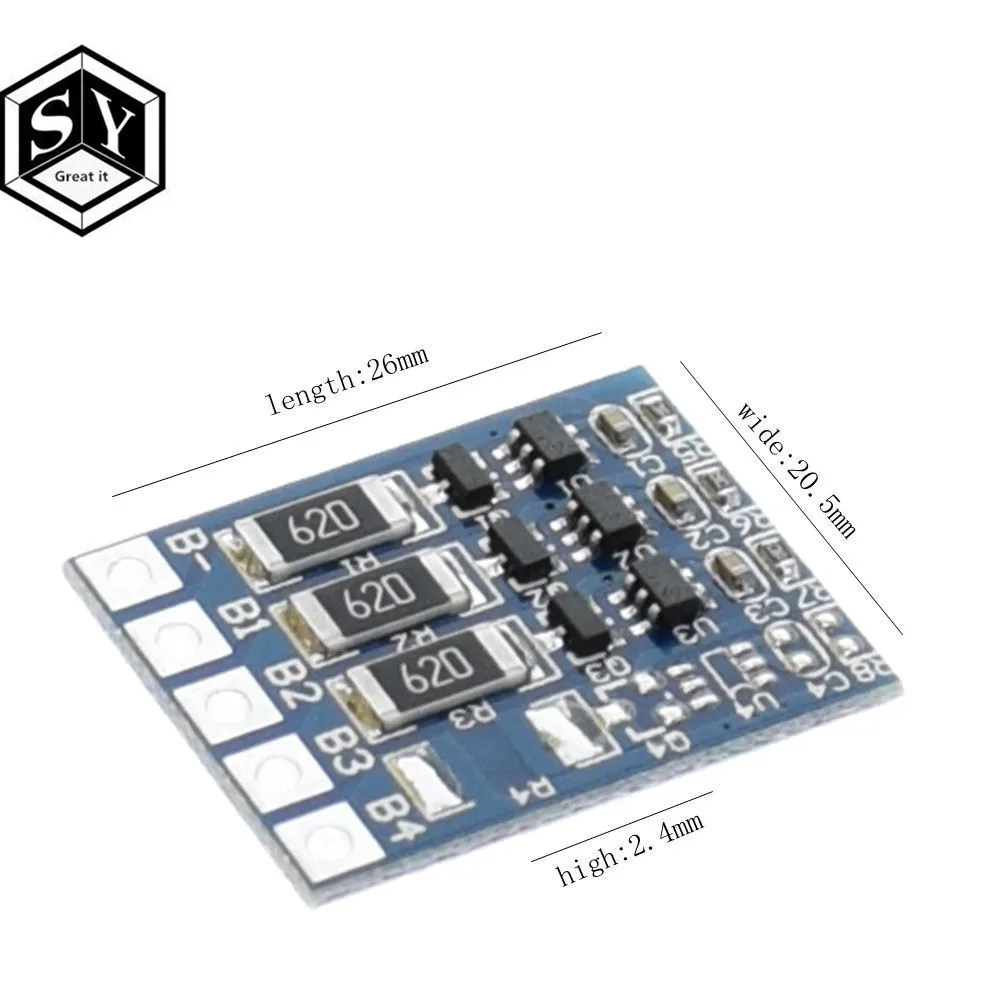 1pcs 3S 4.2v li ion lipo balancer board balncing board full charge