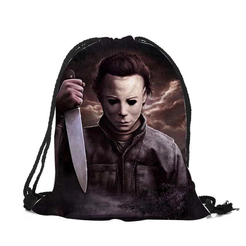 

Halloween Nightmare Horror Character Printed Backpack School Teenage Boys Girls Backpack Women Men Large Travel Shoulder Bags