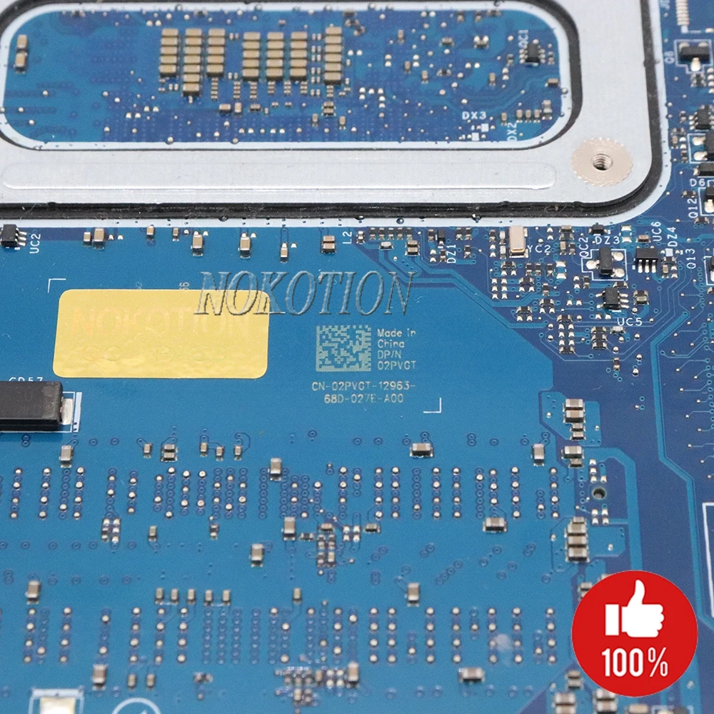 NOKOTION BAL20 LA-D801P ноутбука материнская плата для Dell INSPIRON 15-5567 5567 02 PVGT CN-02PVGT DDR4 i5-7200U Процессор Radeon R7 M445