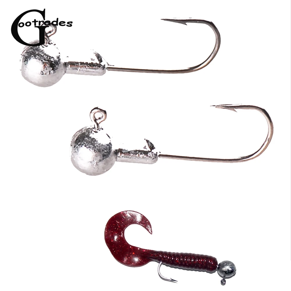 5 шт./лот 2g 3.5g 5g 7g 10g crank Jig head крючки рыболовный крючок свинцовая блесна приманка