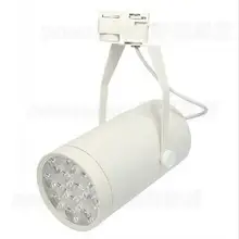 Светодиодный фонарь 12 Вт белый черный энергосберегающий рельсовый свет лампы для декора лампы для склада теплый белый/красный/синий/зеленый