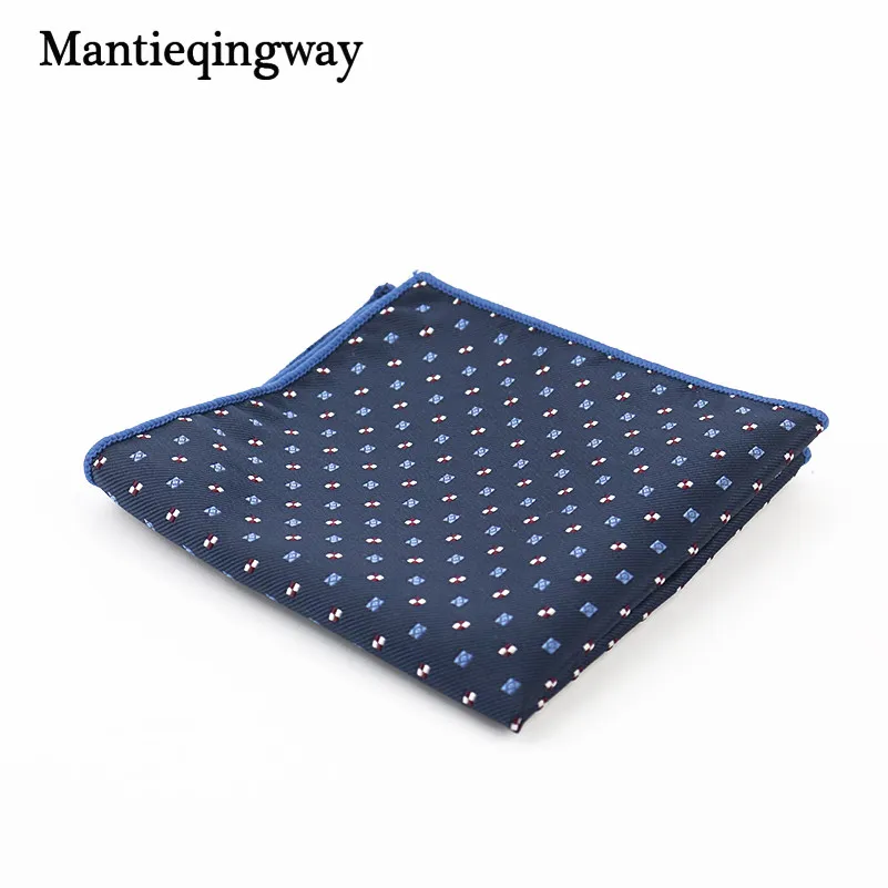 Mantieqingway мужские костюмы квадранные Карманные Платки полиэстер шелковая полоса печатные Hankies повседневные деловые Цветочные Карманный