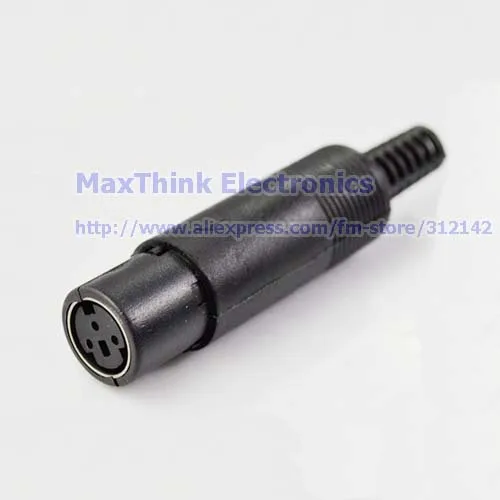 3Pin 3 Pin Mini DIN Mini DIN Female Connector Adapter With Plastic