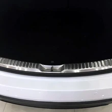 Аксессуары из нержавеющей стали внешняя внутренняя сторона заднего бампера облицовочная панель 1 шт. подходит для Mazda CX5