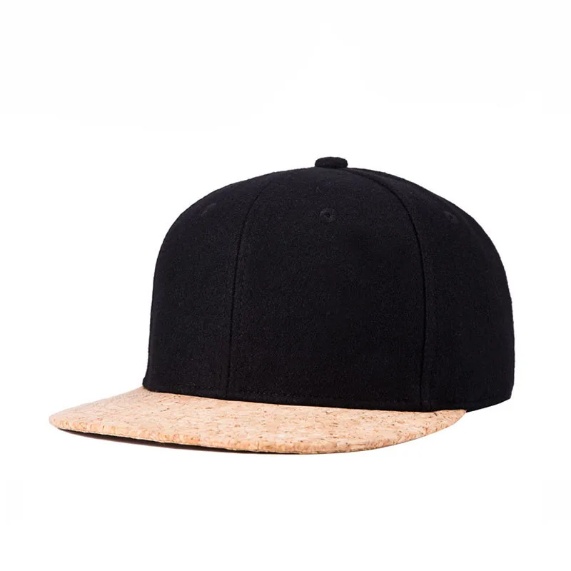 Шерстяная шляпа хип-хоп Уличная Регулируемая косточка с деревянными полями модная шапка для мальчиков Snapback мужские и женские баскетбольные хип-хоп бейсболки