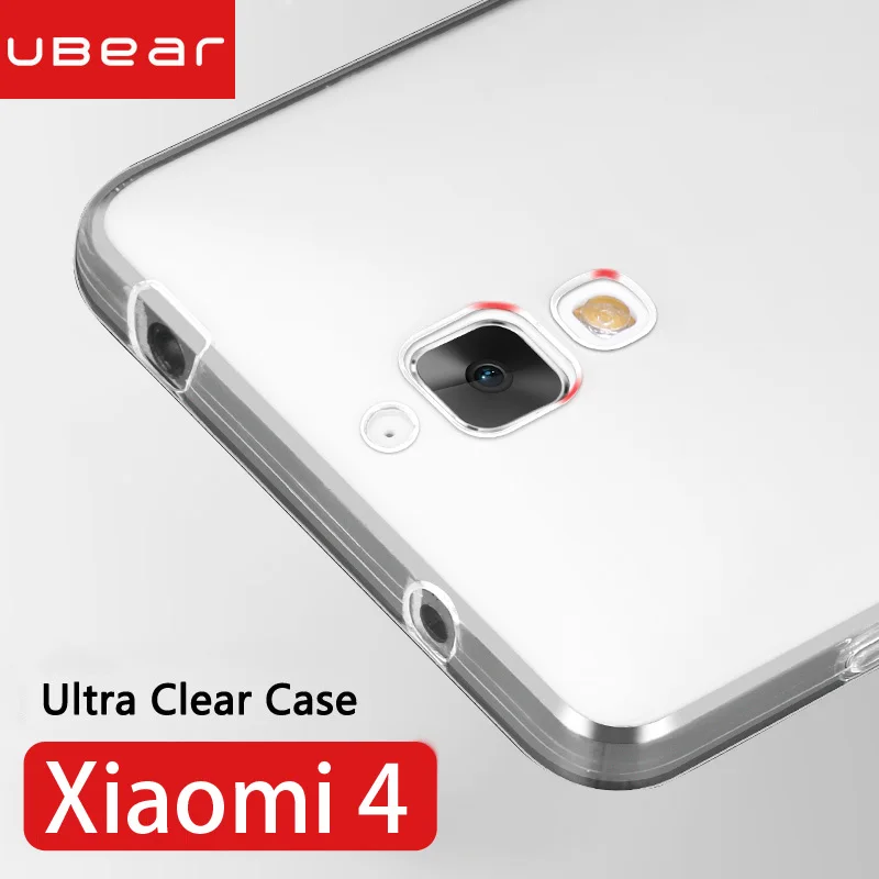 

Xiaomi Mi4 Case Xiaomi Mi4 Cover Case Silicone Ultra Thin Soft Back Clear Funda Transparent Back Coque Xiaomi Mi4 Mi 4 Case