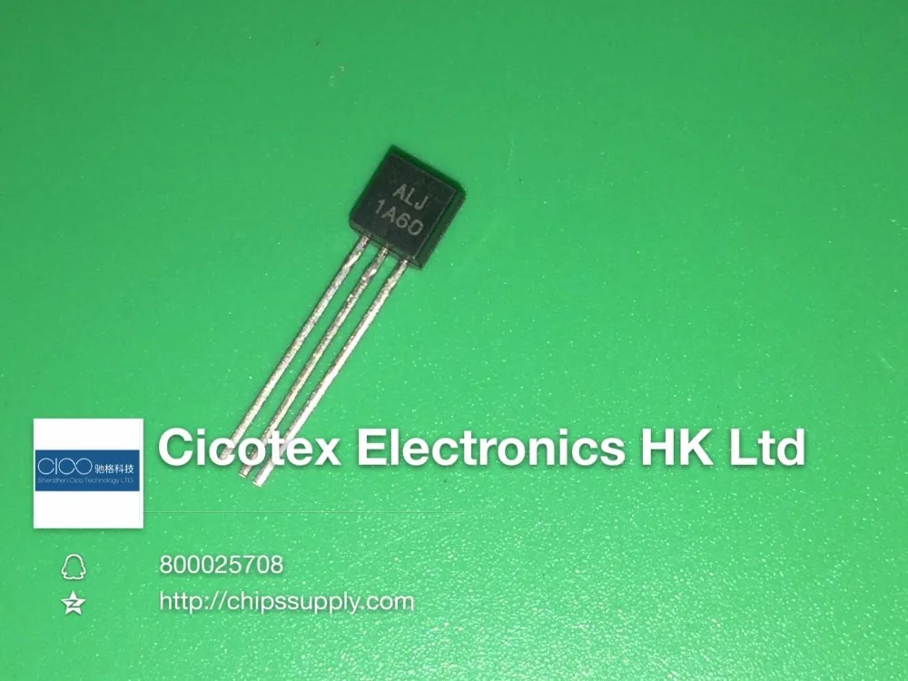 

30pcs/lot ALJ1A60 TO92 1A60 1A 600V ALJ-1A60 Silicon Bidirectional Triode Thyristors