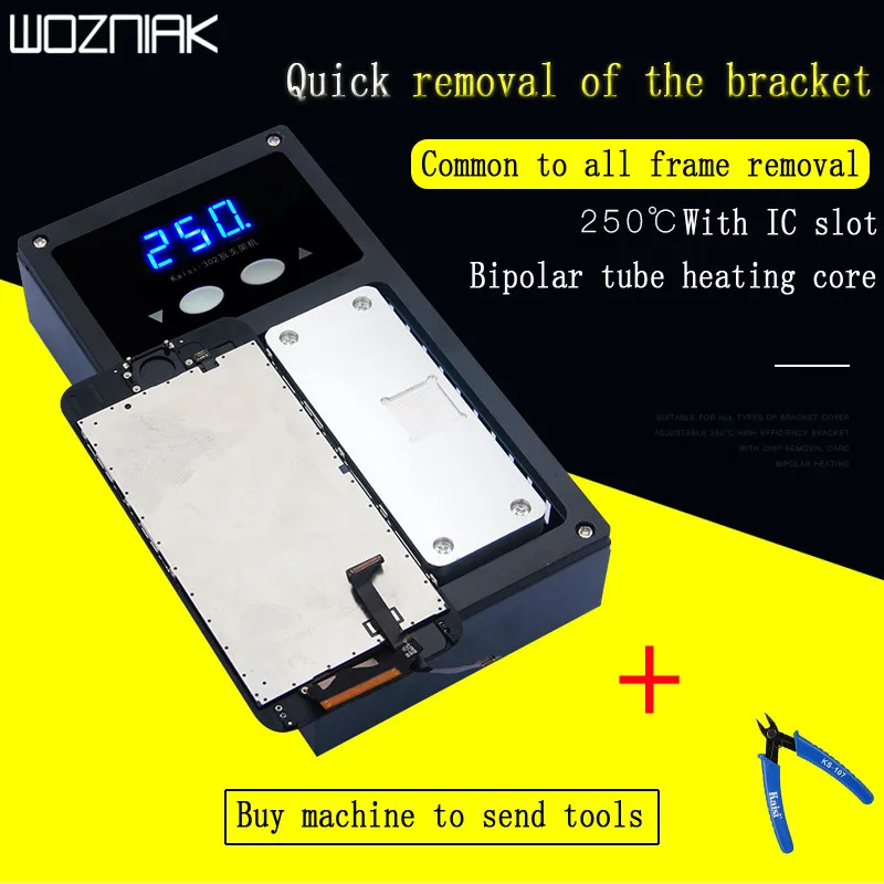 

New upgrade for iPhone split frame heating platform mobile phone screen stand separator split frame bracket artifact