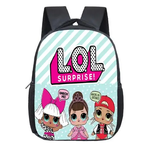 

New LOL Dolls School bag for Girls Travel Storage Package Cartoon School Backpacks Kids Birthday Gift Bag