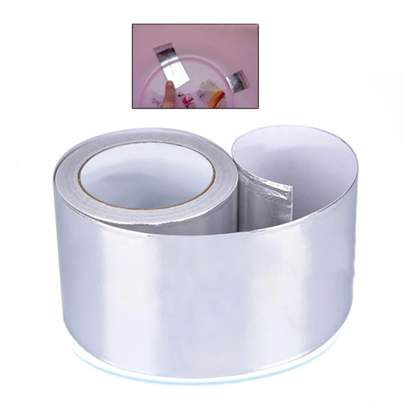 

5cm*17m Foil Adhesive Sealing Tape Thermal Resist Duct Repairs High Temperature Resistant Foil Adhesive Tape Useful Aluminium
