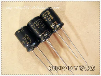 

2020 hot sale 30PCS/50pcs ELNA Black Gold CE-BP Series 2.2uF/50V 10% audio with non-polar electrolytic capacitors free shipping