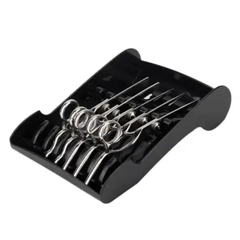 

Salon Shears Stand Rack Case Barber Hair Scissor Holder Rack Hair Scissor Organizer Storage Tray for Hairdresser with 2 Sucker