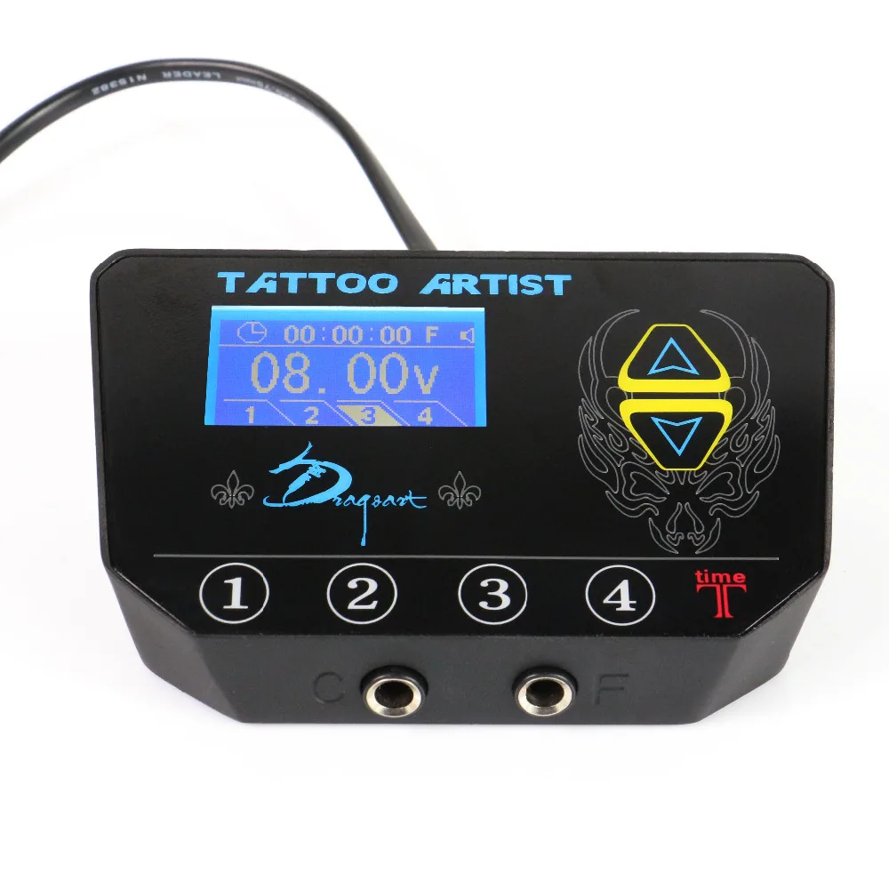 

Recommend Top Quality LED Display Tattoo Power Supply With Small Touch Button Supply For Professional Tattoo Body Art