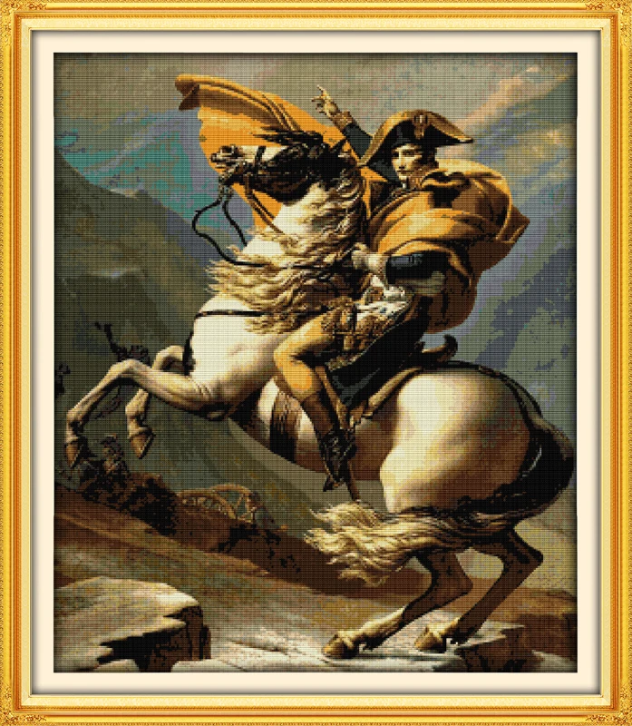 

Napoleon cross stitch kit people 18ct 14ct 11ct count print canvas stitches embroidery DIY handmade needlework