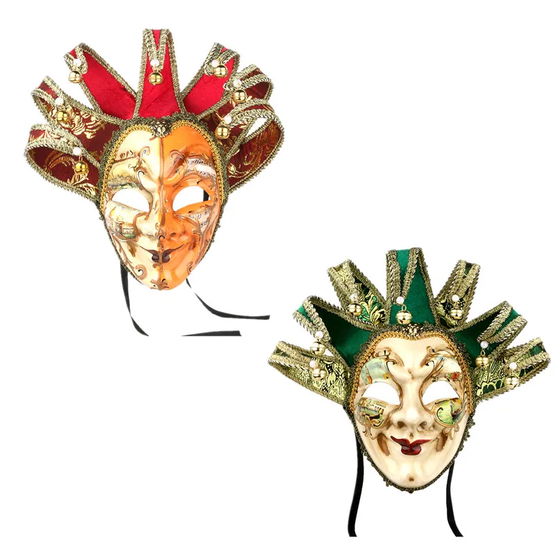 2018 New Music Jester Venetian Masquerade Decorative Wall Mask Mardi Gras woman
