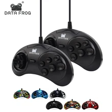 Classic Wired 6 Buttons SEGA USB Classic Gamepad USB Game Controller Joypad for SEGA Genesis/MD2 Y1301/ PC /MAC Mega Drive