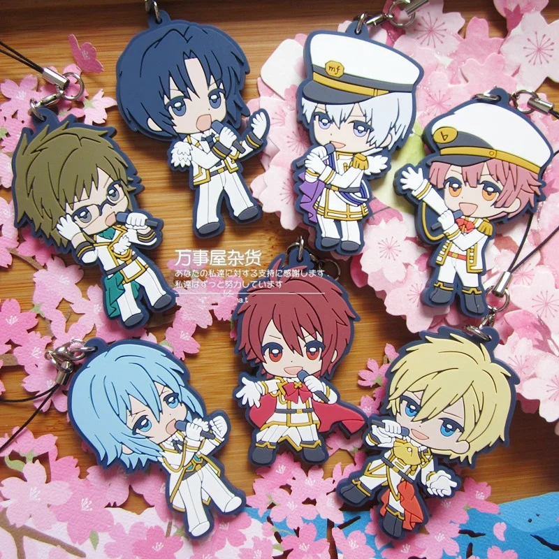 

IDOLiSH7 GAME TRIGGER Re: vale Uniform Version Rubber Keychain