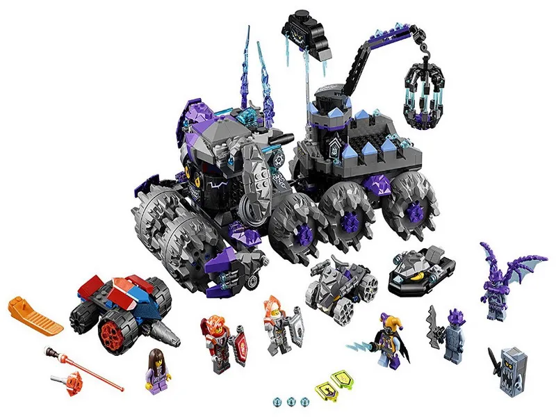 14031 LEPIN Nexo Knights Jestro's Headquarter Building Blocks Educational Figure Toys For Children Compatible Legoe Bricks