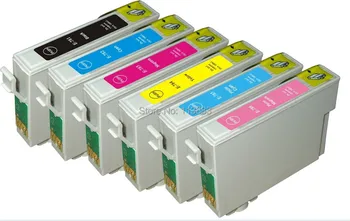 

60 INK 78 T0781-T0786 compatible ink cartridge for EPSON Stylus Photo R260/R280/R380 RX580/RX595/RX680 Artisan 50 printer