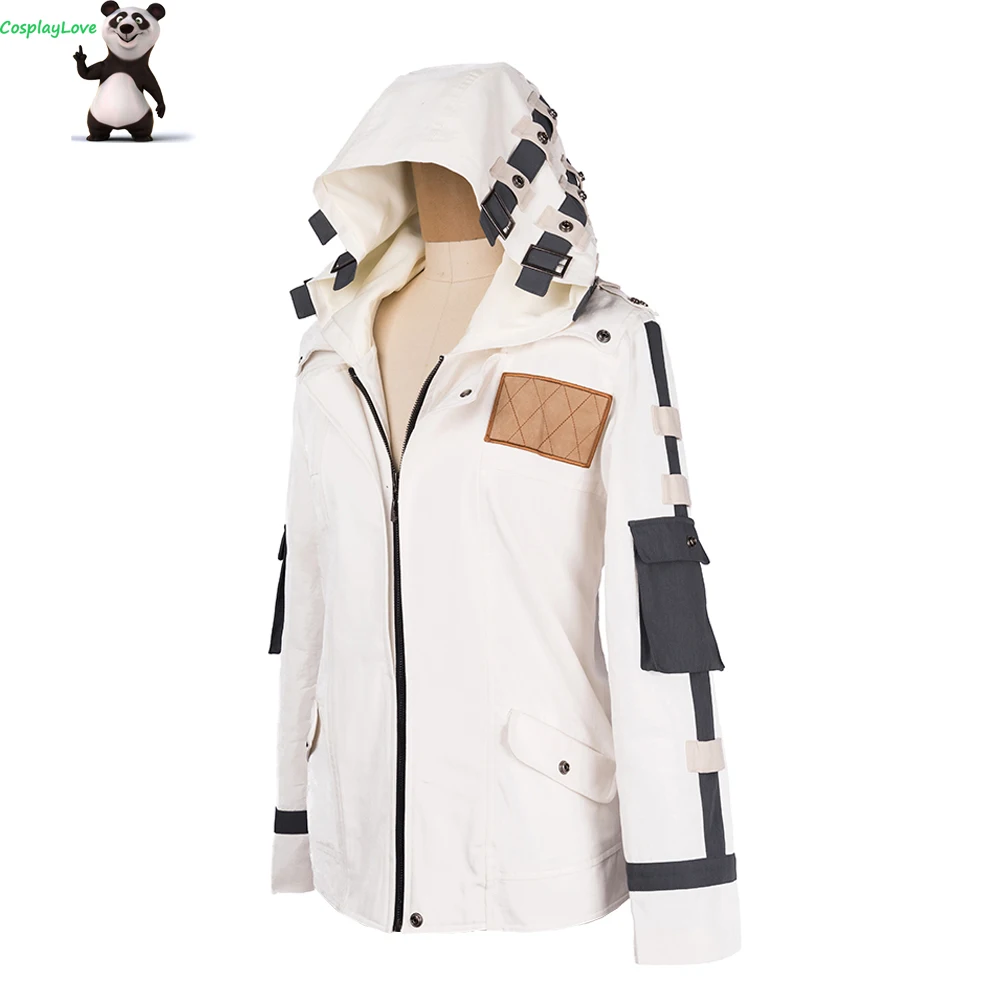  CosplayLove Game PUBG PLAYERUNKNOWNS BATTLEGROUNDS Kerchief Jacket Cosplay Costume White Custom Mad