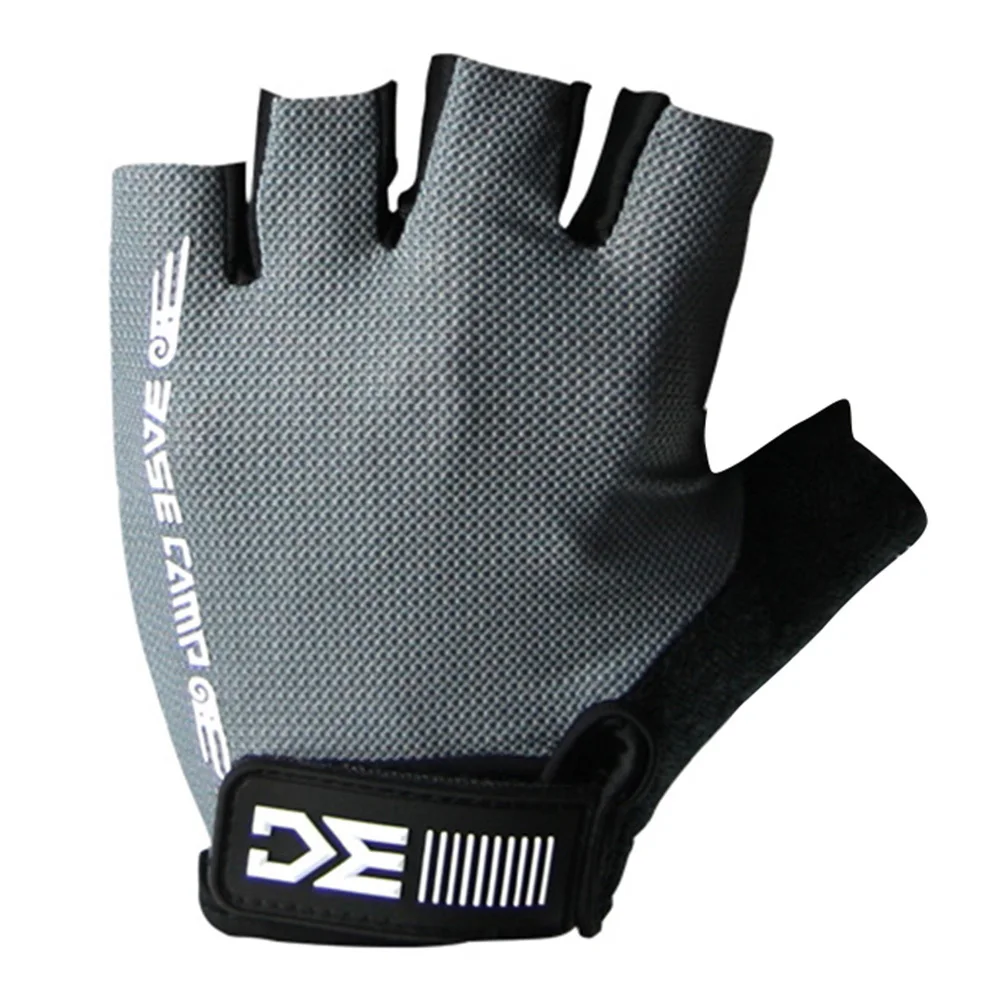 Перчатки Половина Finger Для мужчин дышащая Велосипедный Спорт спортивные перчатки противоскользящие горной дороге велосипед MTB Прихватки