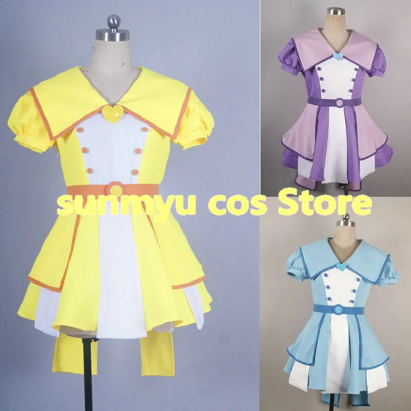 

Ojamajo Doremi Dokka~n! Asuka Momoko Senoo Aiko Segawa Onpu Cosplay Costume,Size and Color customizable