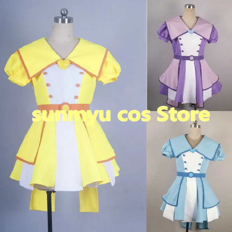 

Free Shipping!Ojamajo Doremi Dokka~n! Asuka Momoko Senoo Aiko Segawa Onpu Cosplay Costume,Size and Color customizable