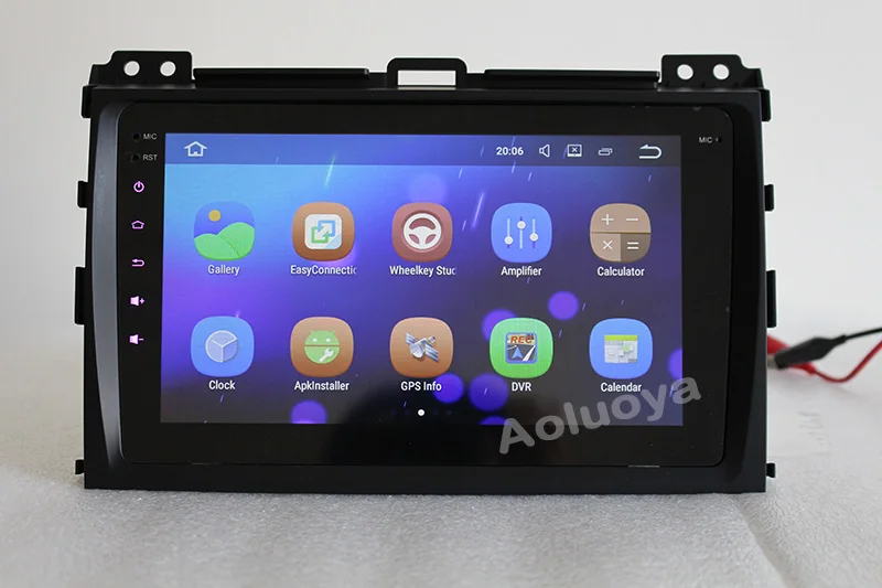 Flash Deal Aoluoya IPS 2GB RAM Quad Core Android 7.1 CAR DVD Player Radio GPS Navigation For Toyota Prado 120 Land Cruiser 120 2002-2010 BT 2