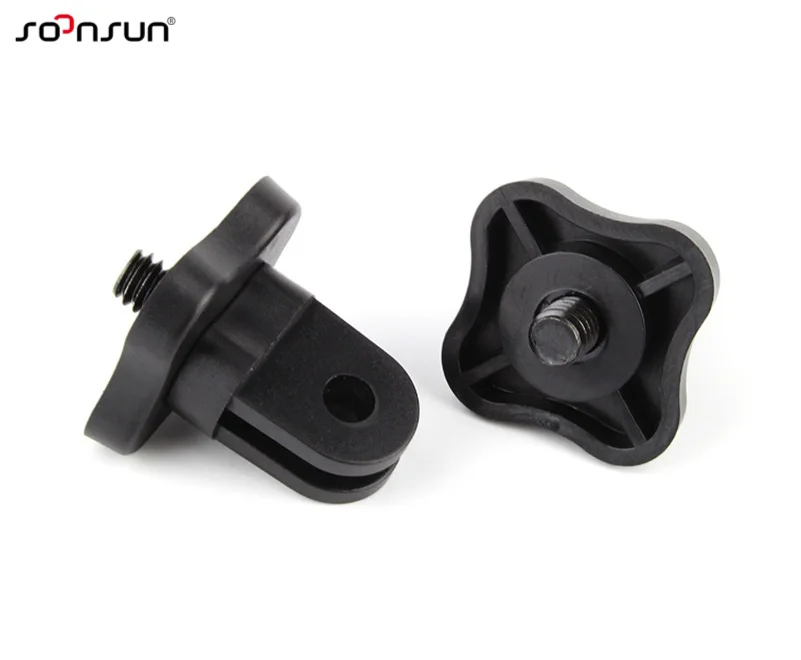 

SOONSUN 2pcs Mini Tripod Adapter Mount Convert Mounts for Xiaomi Yi for Action Camera with 1/4 inch Connector for GoPro Hero 7 6