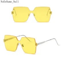 Женские милые Солнцезащитные очки карамельного цвета без оправы, океанские линзы, очки для глаз, зеркальные оттенки