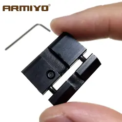 Armiyo Встроенный 11 мм до 20 мм ласточкин хвост, чтобы Уивер Picatinny рейки кронштейн для прицела Алюминиевый адаптер Охота Стрельба аксессуары