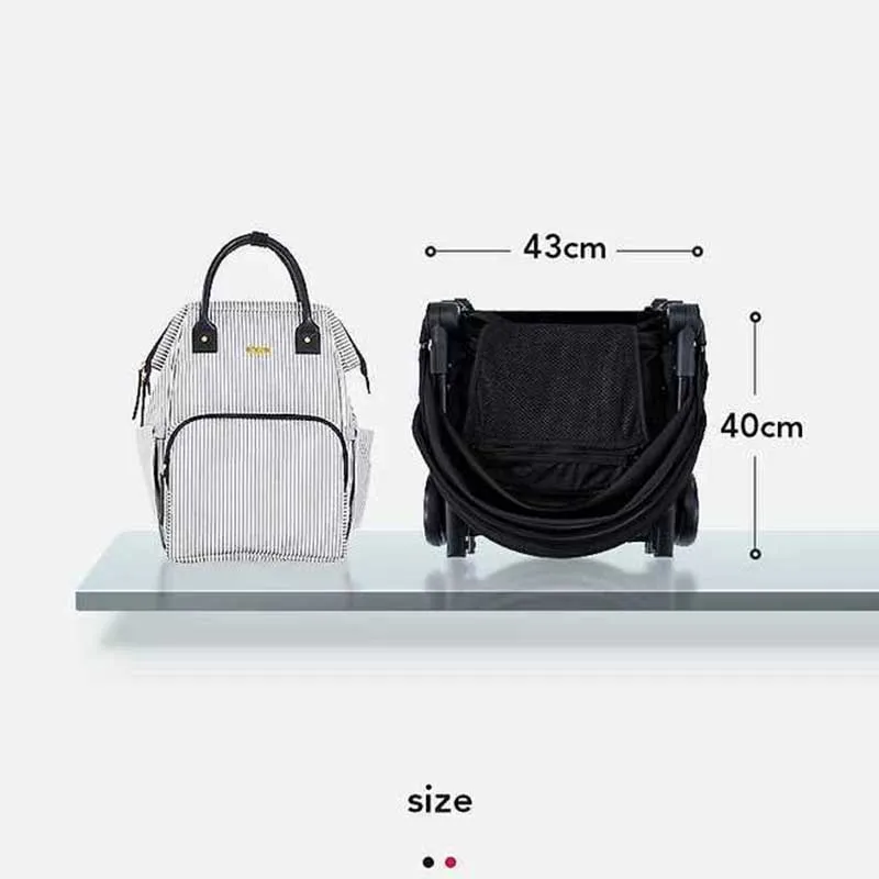  Baby trolley Mini Lightweight stroller Portable folding Baby carriage 2 in 1 Easy to travel Baby ca