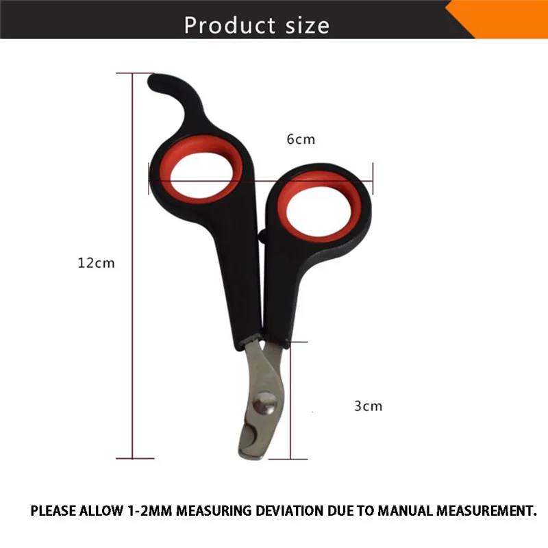 1 шт., машинка для стрижки ногтей для домашних животных, собак, кошек, птиц, пальцев ног, коготь из нержавеющей стали, кусачки для ухода за ногтями, ножницы для собак, триммер для ногтей, резак для ногтей