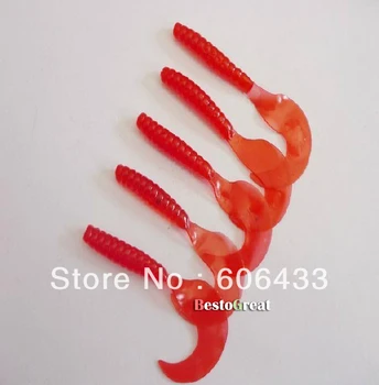 

Soft Capuchin maggots Lure Grub worm Silicone Fishing Bait 6cm 1.5g