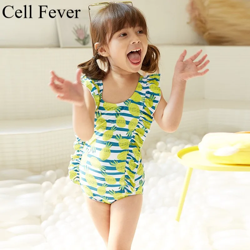 children's pineapple bathing suit