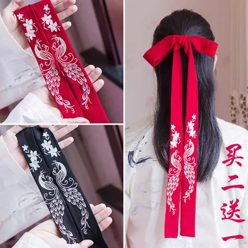 

View the other shore flower hanfu embroidered hair band Super hair rope hair of Chinese style costume to female