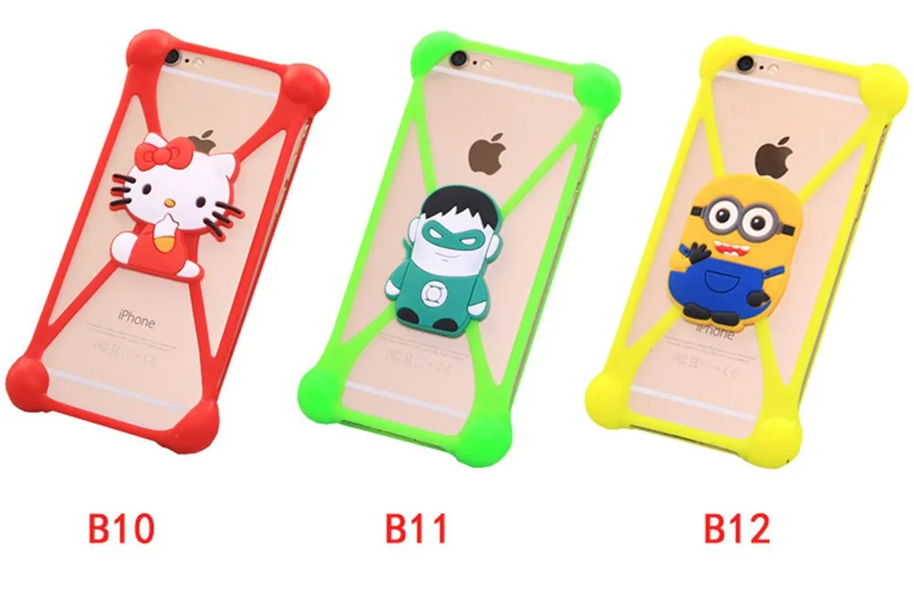Silicone Soft Rubber 3D Cartoon Phone Case (23)